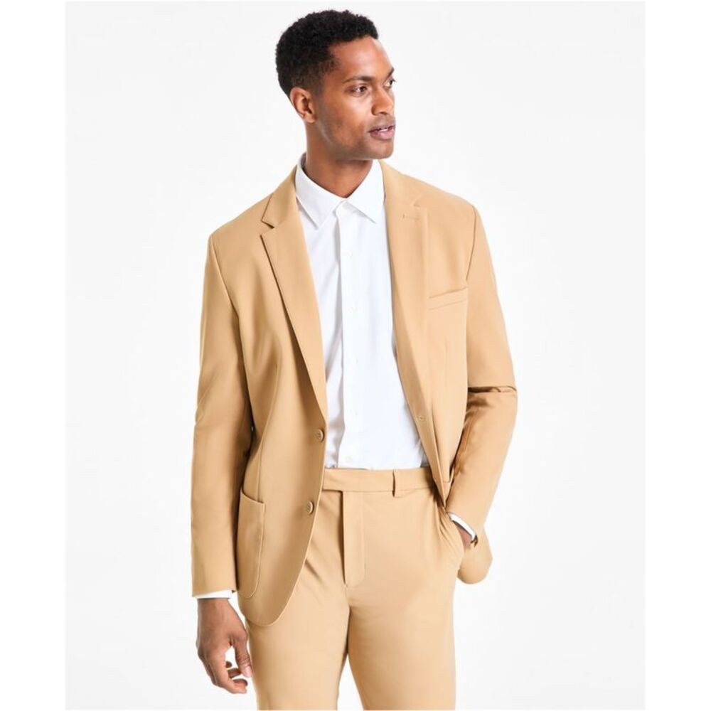 Alfani Mens Notch Lapel Patch Pocket Two Button Blazer Jacket, NWT